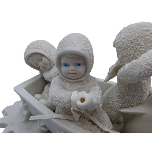 Snowbabies Winken, Blinken, Nod in Fishing Boat, Retired Collectible Dept 56 - Picture 6 of 16
